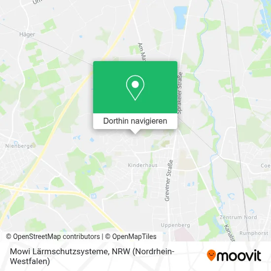 Mowi Lärmschutzsysteme Karte