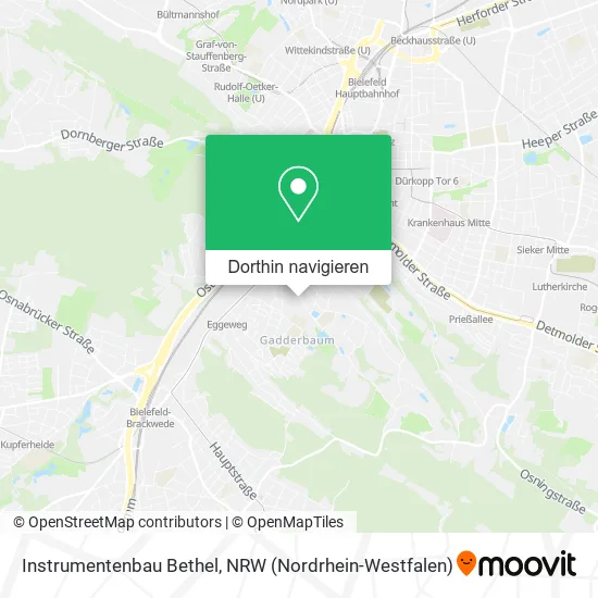 Instrumentenbau Bethel Karte