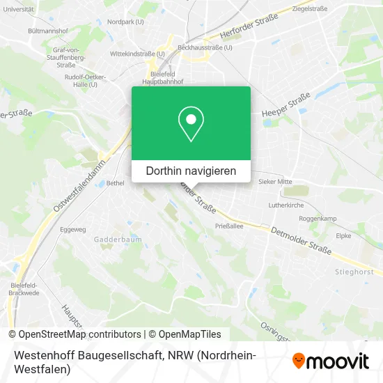 Westenhoff Baugesellschaft Karte