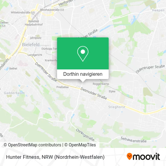 Hunter Fitness Karte