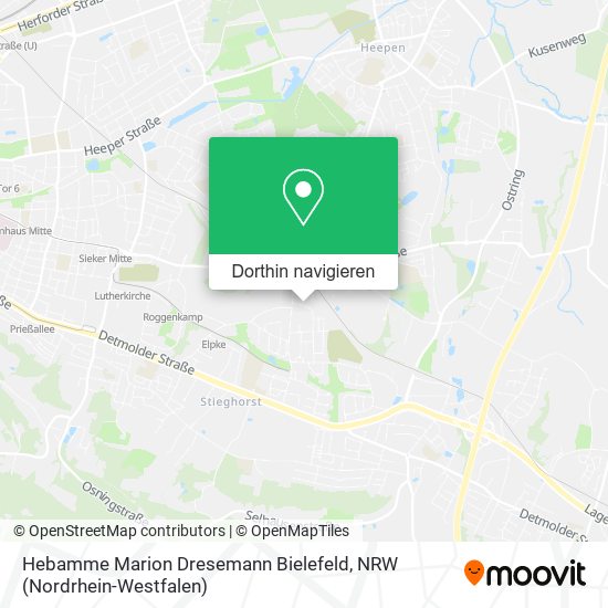 Hebamme Marion Dresemann Bielefeld Karte