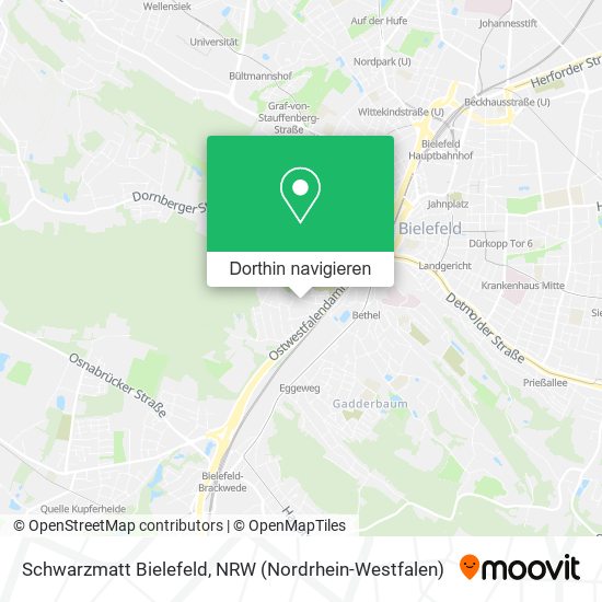 Schwarzmatt Bielefeld Karte