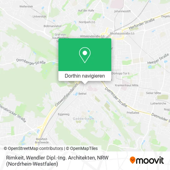 Rimkeit, Wendler Dipl.-Ing. Architekten Karte