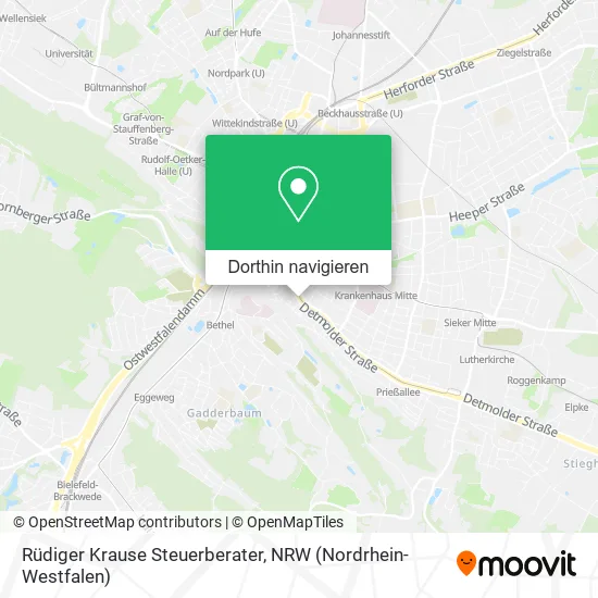 Rüdiger Krause Steuerberater Karte