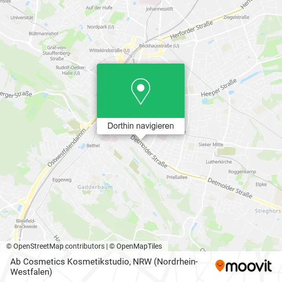 Ab Cosmetics Kosmetikstudio Karte