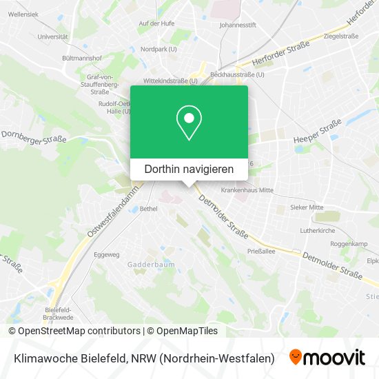 Klimawoche Bielefeld Karte