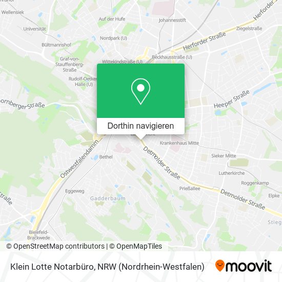 Klein Lotte Notarbüro Karte
