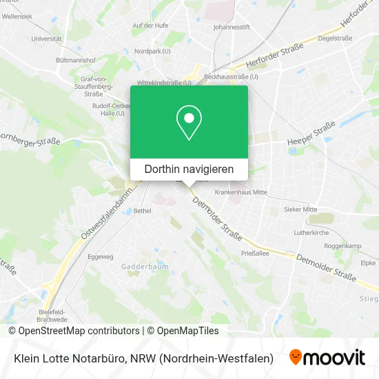 Klein Lotte Notarbüro Karte