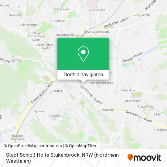 Stadt Schloß Holte Stukenbrock Karte