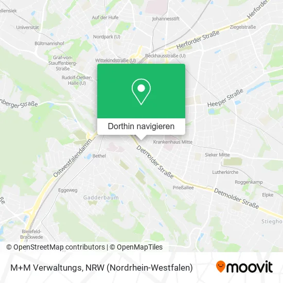 M+M Verwaltungs Karte