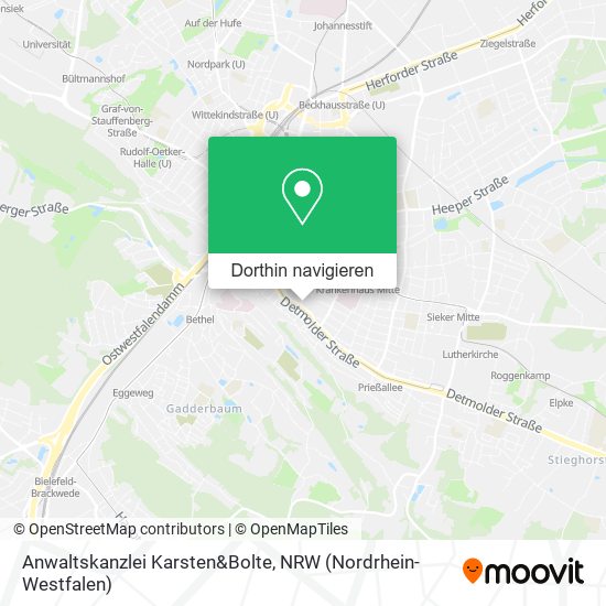 Anwaltskanzlei Karsten&Bolte Karte