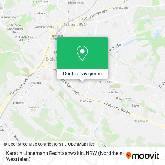 Kerstin Linnemann Rechtsanwältin Karte