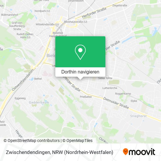 Zwischendendingen Karte