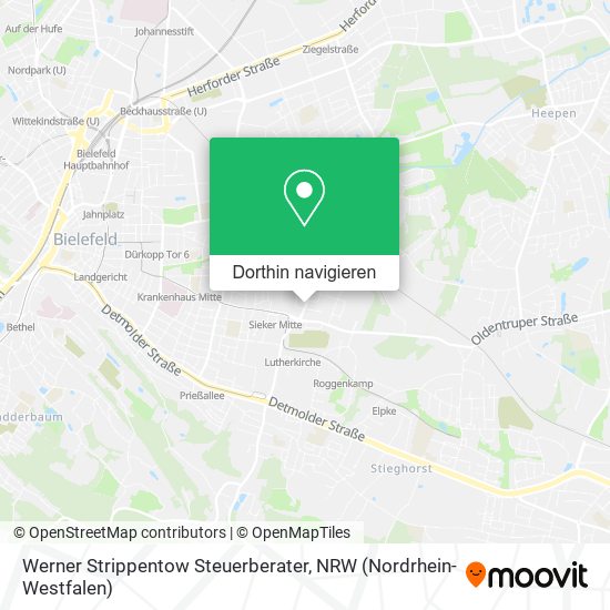 Werner Strippentow Steuerberater Karte