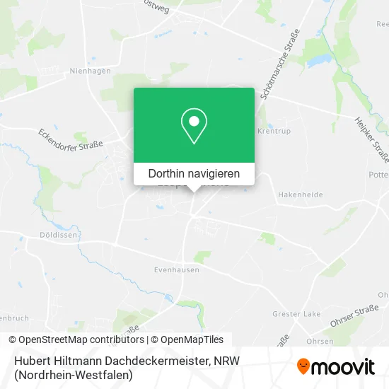 Hubert Hiltmann Dachdeckermeister Karte