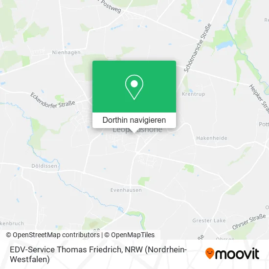 EDV-Service Thomas Friedrich Karte