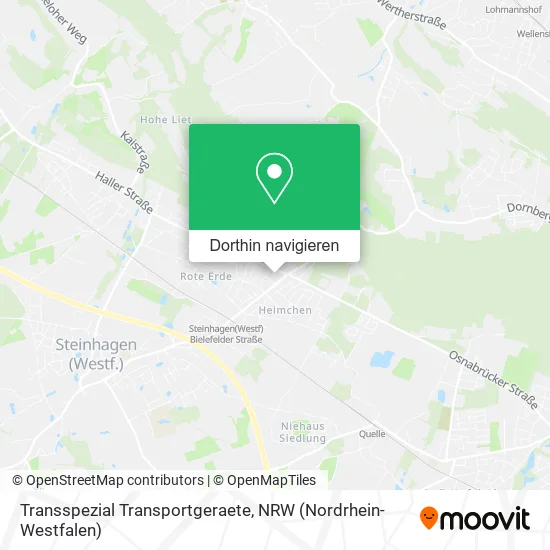 Transspezial Transportgeraete Karte