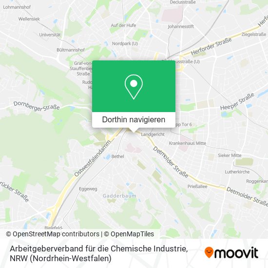 Arbeitgeberverband für die Chemische Industrie Karte
