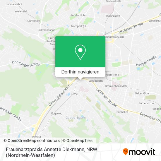 Frauenarztpraxis Annette Diekmann Karte