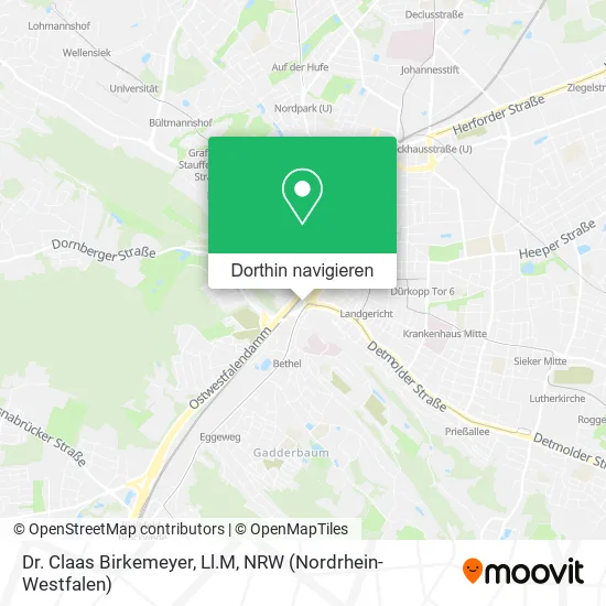 Dr. Claas Birkemeyer, Ll.M Karte