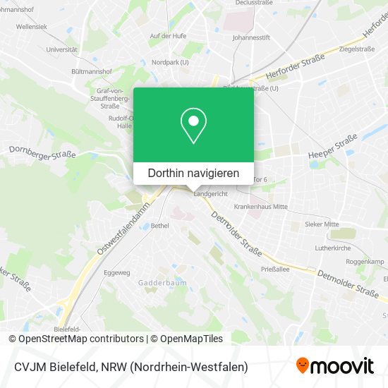 CVJM Bielefeld Karte