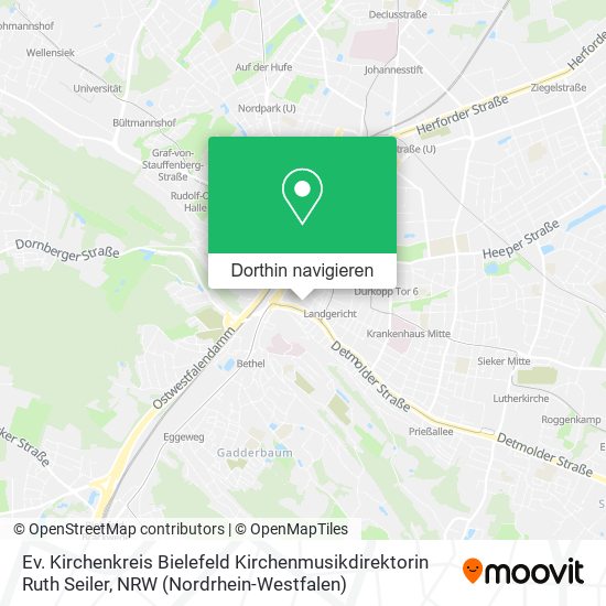 Ev. Kirchenkreis Bielefeld Kirchenmusikdirektorin Ruth Seiler Karte