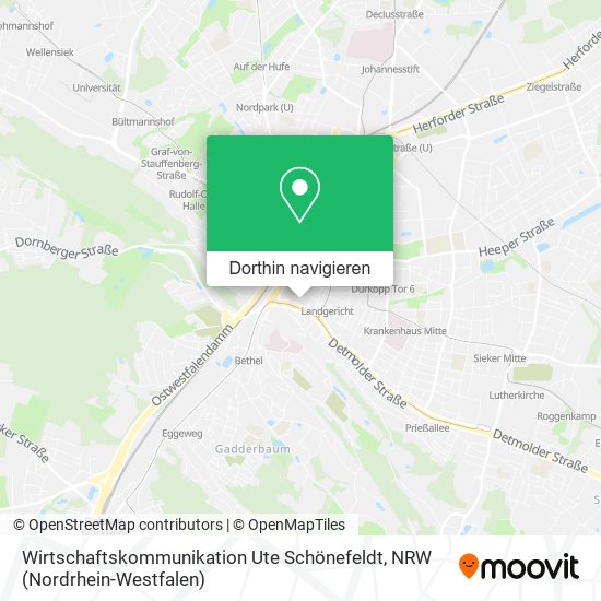 Wirtschaftskommunikation Ute Schönefeldt Karte
