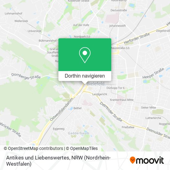 Antikes und Liebenswertes Karte