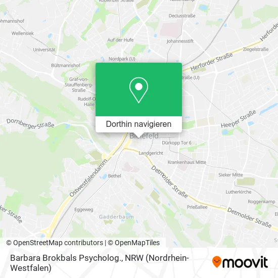 Barbara Brokbals Psycholog. Karte