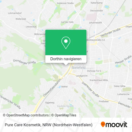 Pure Care Kosmetik Karte