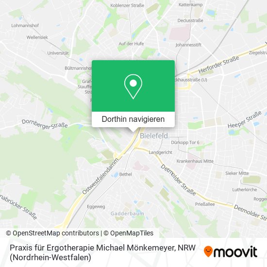 Praxis für Ergotherapie Michael Mönkemeyer Karte