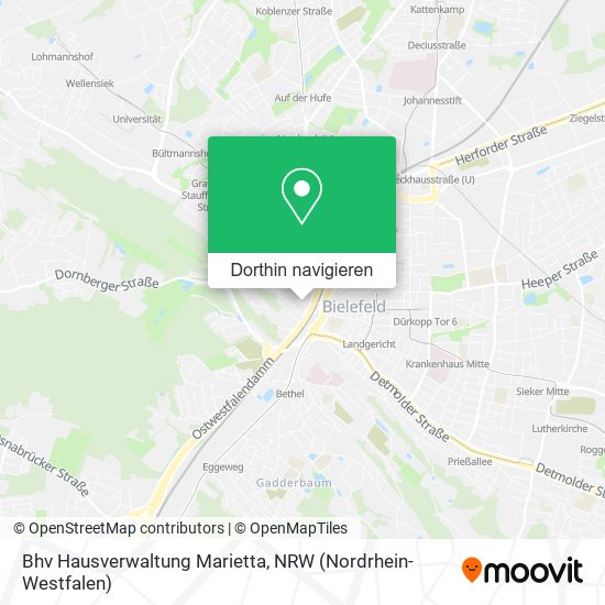 Bhv Hausverwaltung Marietta Karte