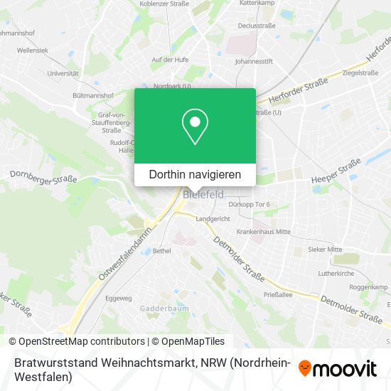 Bratwurststand Weihnachtsmarkt Karte