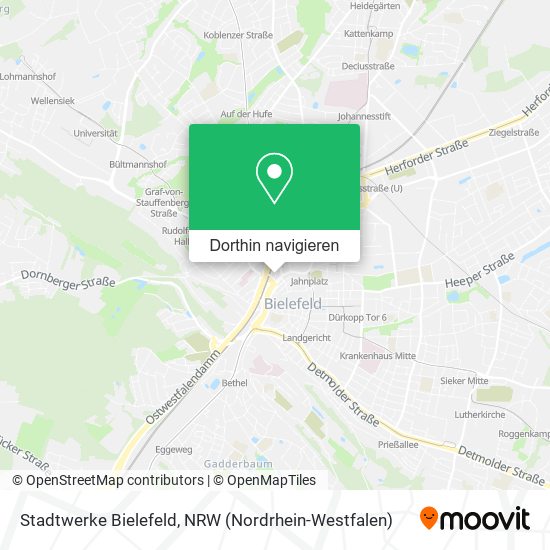 Stadtwerke Bielefeld Karte