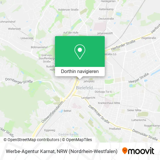 Werbe-Agentur Karnat Karte