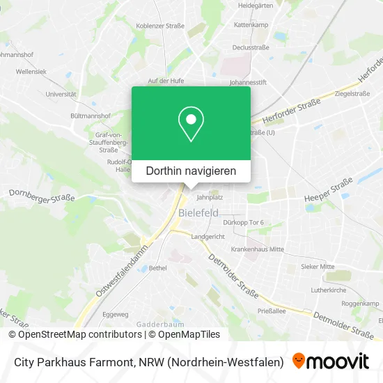 City Parkhaus Farmont Karte