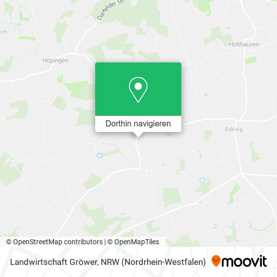 Landwirtschaft Gröwer Karte