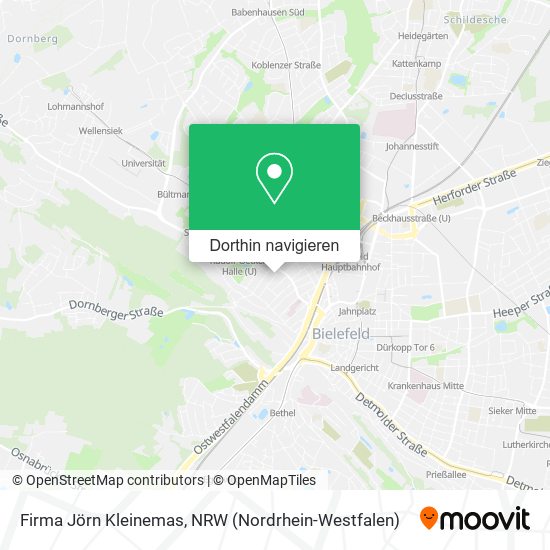 Firma Jörn Kleinemas Karte