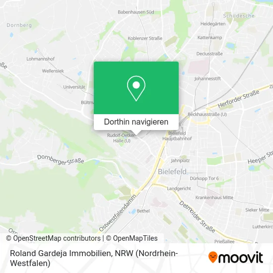 Roland Gardeja Immobilien Karte