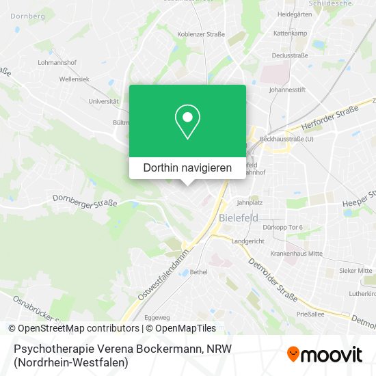 Psychotherapie Verena Bockermann Karte