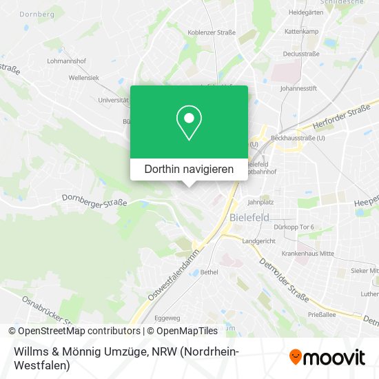 Willms & Mönnig Umzüge Karte
