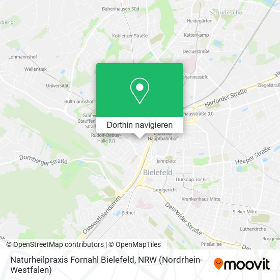 Naturheilpraxis Fornahl Bielefeld Karte