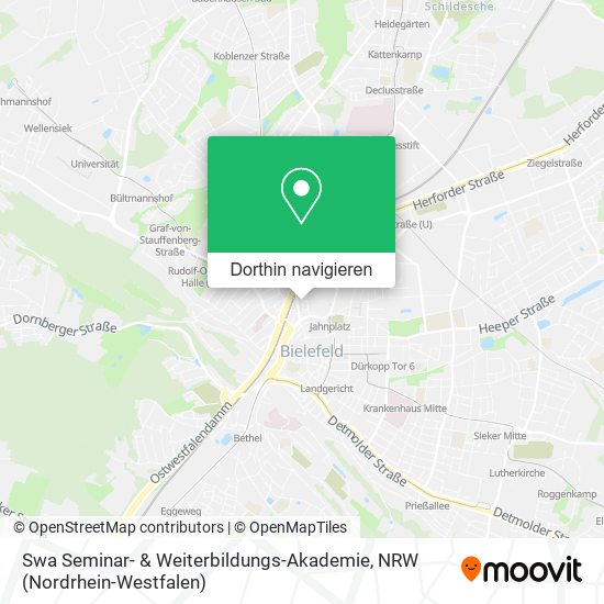Swa Seminar- & Weiterbildungs-Akademie Karte
