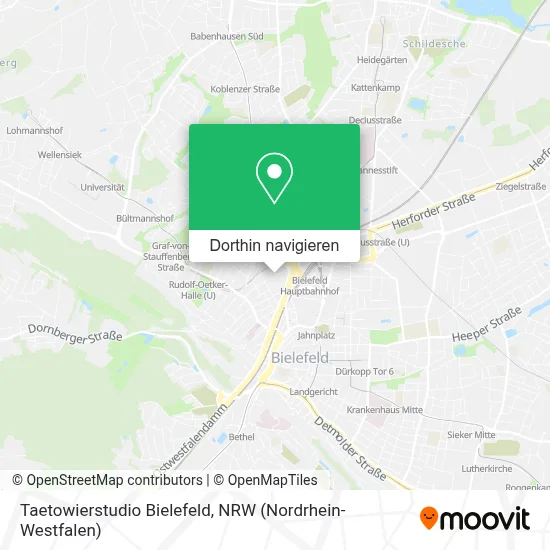 Taetowierstudio Bielefeld Karte