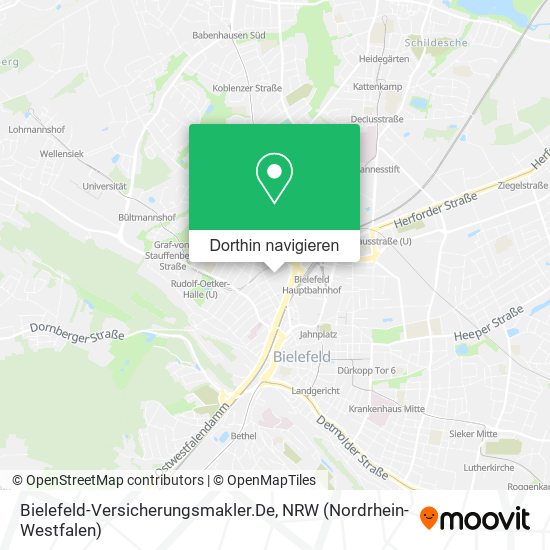 Bielefeld-Versicherungsmakler.De Karte