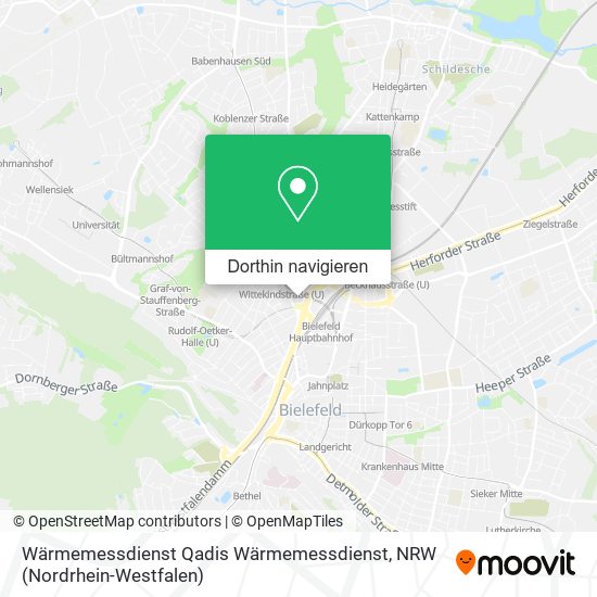 Wärmemessdienst Qadis Wärmemessdienst Karte