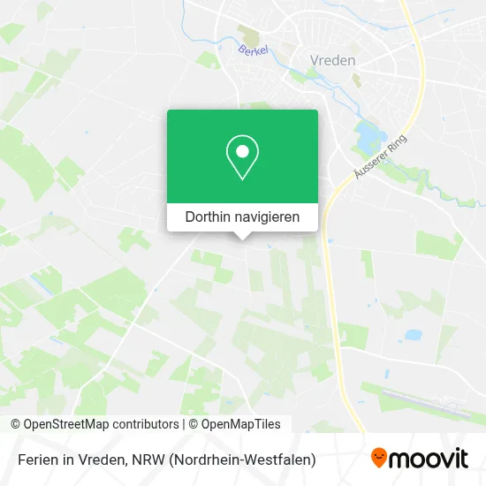 Ferien in Vreden Karte