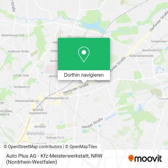 Auto Plus AG - Kfz-Meisterwerkstatt Karte