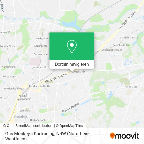 Gas Monkey's Kartracing Karte