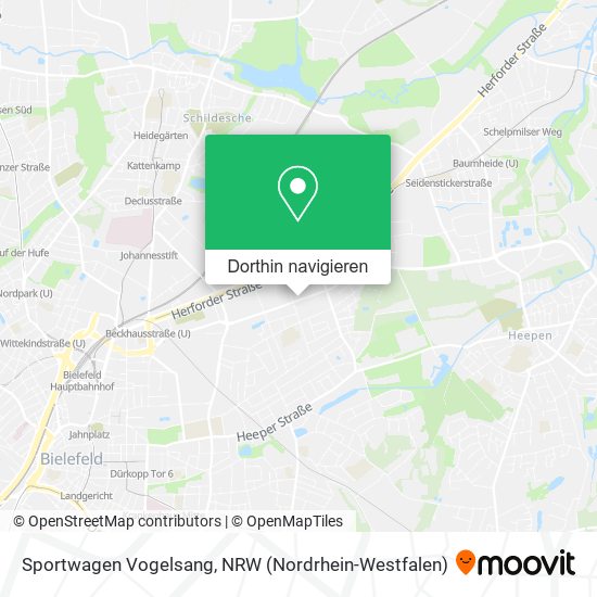 Sportwagen Vogelsang Karte